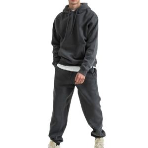 Nouvelle mode personnalisée pour hommes pull-over surdimensionné costume à capuche survêtement personnalisé en molleton de coton survêtements grande taille pour la saison d'hiver - Product Image 1