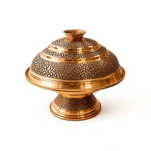 Urna Funeraria de Latón Grabada, Recuerdo Metálico para Cenizas, Contenedor Decorativo para Cenizas de Adultos, Urna Conmemorativa con Color Personalizado - Product Image 5