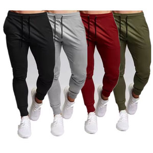 High Quality Men's Casual Jogger Sweatpants <b>Large</b> Size Elastic Waist Sports Trousers Loose 100% Cotton <b>Canvas</b> Waterproof - Product Image 1