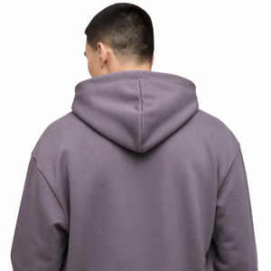Sweat-shirt à capuche personnalisé pour homme, couleur unie, en molleton de coton, décontracté, pour l'automne, coupe classique, avec poche - Product Image 4