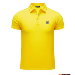 High Quality Men's 100% Cotton for <b>Polo</b> Shirt Solid Pattern Short Sleeve Seasonal Fashion Design Custom Made Bangladesh Factory - Product Image 3