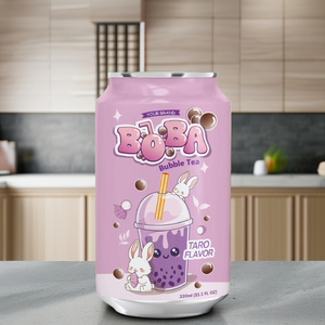 Té Bobba Tropi en Lata de 330 ml, Jugo de Frutas, 10 Sabores, 24 Meses de Duración, Certificado HACCP/Halal/FSSC, Mejor Servir Frío - Product Image 1