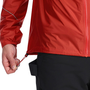 Fifth Gear International Customized High Quality Lightweight Breathable Waterproof Windbreaker for <b>Men</b> New Design Outdoor Hooded - Product Image 4