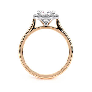 10K Rose Gold <b>Cushion</b> Cut Lab Grown Diamond Halo Engagement Ring 1.5 CT Cluster Setting IGI Certified Trendy Wedding Party - Product Image 4