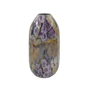 Atractivo Florero de Metal con Base Plegable, Florero de Mesa de Lujo Hecho a Mano para Sala de Estar - Product Image 3