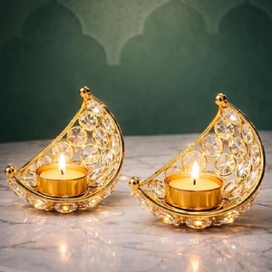 Made Of Metal Candle Material Stand Tealight Holder for Home Decor Diwali Pooja & Temple Easter & Valentine's Day Gifts - Product Image 4
