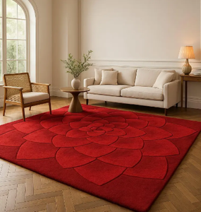 KNOT <b>RUG</b> hand tufted wool non slip eco friendly quality dry clean hand made <b>rug</b> for Living room kids hotels office - Product Image 1