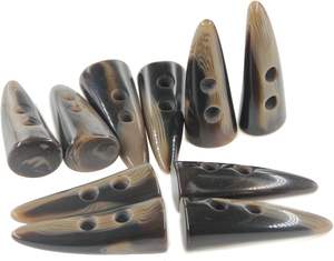 Peigne en corne de buffle artisanal gravé sur mesure, étanche, pliable, pour la décoration de meubles, gravure laser personnalisée - Product Image 1