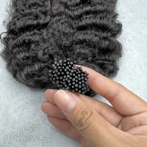 Extensiones de pelo de un donante, extensiones de pelo largo, rizo natural birmano, venta al por mayor - Product Image 3