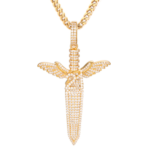 จี้กางเขนเงินแท้ 925 ประดับเพชรโมอิสซาไนต์ VVS ขนาดเล็ก สร้อยคอแบบ Ice Out เครื่องประดับจี้เพชรโมอิสซาไนต์รูปกางเขน - Product Image 1