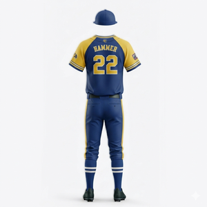 Uniforme Deportivo Profesional para Entrenamiento de Equipos |   Ropa Deportiva de Béisbol para Hombre, Sin Mangas, de Secado Rápido y Antiarrugas, 100% Poliéster - Product Image 2