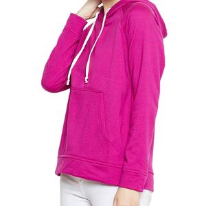 Sudadera con capucha informal de manga larga de gran tamaño para mujer, venta al por mayor, sudaderas y sudaderas con capucha de algodón de Invierno para mujer - Product Image 4