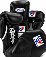 Set Sarung Tinju Winning Warna Biru Langit Kulit Asli Model Tali Untuk Latihan Dewasa Bernapas Sarung Tinju Pro Kickboxing