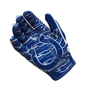 Gants de football américain super adhérents pour receveur, haute adhérence, doigts complets, sangle de poignet réglable, écologiques, vente en gros - Product Image 5
