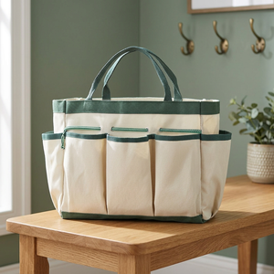 Sac fourre-tout en coton avec cordon de serrage, sac d'épicerie écologique, logo personnalisé, fabricant en gros, étiquette personnalisée - Product Image 2