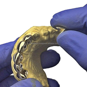 Nouveau Design Fine Jewelry Hip Hop Dents Grillz Véritable Placage À L'or Lourd Solide 925 En Argent Sterling Personnalisé Grillz - Product Image 3