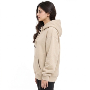 Tissu respirant en coton et polyester Doublure intérieure douce Poignets côtelés Flexibles Sweat-shirt professionnel pour femmes Vêtement décontracté Sweat-shirt pour femmes - Product Image 3