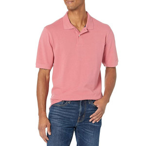 เสื้อยืดโปโลแขนสั้นสำหรับผู้ชายแบบแห้งเร็วปักด้วยสีพื้นแขนสั้นขนาดใหญ่พิเศษ - Product Image 6