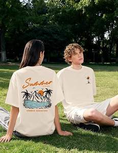 T-shirt graphique oversize pour homme, imprimé graffiti Y2K, manches courtes, décontracté, style streetwear, 100% coton peigné - Product Image 4