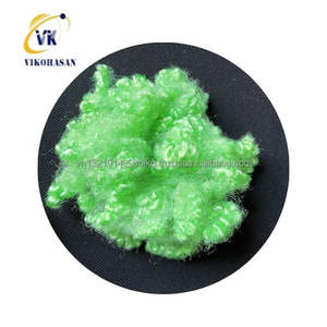 Fibre de polyester creuse siliconée Vikohasan 100 % recyclée, de haute qualité, certifiée ISO9001, HCS 15D64mm, vente chaude - Product Image 1