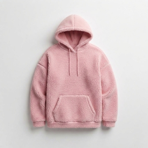 Sudadera con Capucha de Felpa para Mujer, de Alta Calidad, Talla Grande, Color Sólido, Estilo Sherpa, para Otoño e Invierno 2026 - Product Image 2