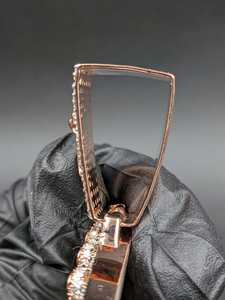 Colgante de Plata 925 con Baño de Rodio, Diseño Personalizado de Horizonte Urbano, Estilo Hip Hop, Lujoso, con Moissanita y Pavé - Product Image 6