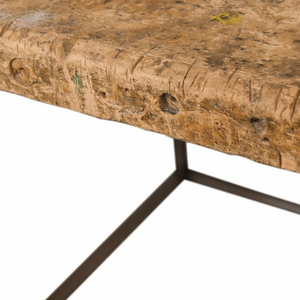 Eaton Communal <b>Table</b> Handcrafted Solid Wood Gathering <b>Table</b> with <b>Rustic</b> <b>Farmhouse</b> Design and Contemporary Natural Timber Finish - Product Image 3