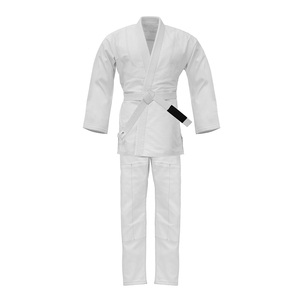 Uniforme de Judo Negro 100% Algodón Unisex para Adultos, Corte Regular, Ropa Duradera para Artes Marciales - Product Image 3