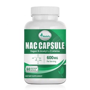 תוסף <span class=keywords><strong>NAC</strong></span> (N-אצטיל ציסטאין) OEM/ODM למערכת הנשימה |   N-אצטיל-L-ציסטאין (<span class=keywords><strong>NAC</strong></span>) כמוסות לעור ולשיער - Product Image 1
