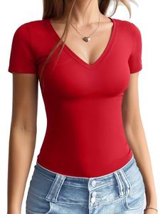 Camiseta de algodón de gran tamaño personalizada para mujer, secado rápido, sostenible, directo, fábrica de Bangladesh, colección de verano, técnica teñida lisa - Product Image 3
