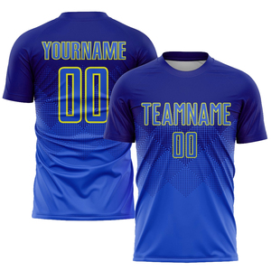 ชุดฟุตบอลแบบซับลิเมชั่นสั่งทำพิเศษสำหรับผู้ใหญ่ ชุดเสื้อสีน้ำเงิน กางเกงขาสั้น ถุงเท้า กระเป๋าใส่ลูกฟุตบอล กระเป๋าเป้สะพายหลัง ซับเหงื่อได้ทุกฤดู - Product Image 5