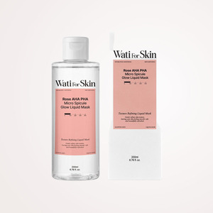Produits de soin de la peau coréens K-Beauty Rose AHA PHA Micro Spicule Glow Liquid Mask Fabriqué en Corée 200 mL Unisexe - Product Image 5