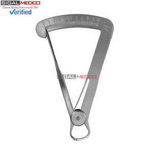 Pied à coulisse à ressort manuel de précision en métal, robuste, à pointe arrondie, 4 pouces, pour mesures internes et externes - Product Image 6