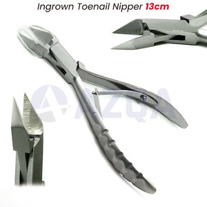 Premium Stainless Steel Ingrown Toenail Tool <b>Kit</b> with <b>Nail</b> Cutter Elevator File and Podiatry Instruments - Product Image 2