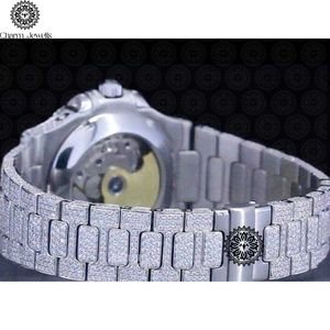 Charm Jewells – montre de luxe en acier inoxydable pour femmes, cadran analogique rond de 38mm, mouvement à Quartz en cristal saphir, mode féminine - Product Image 3