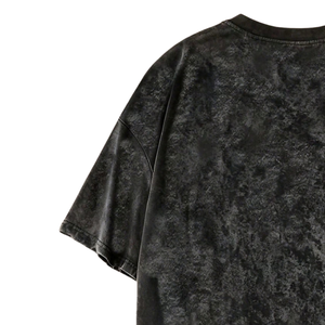 Vintage Washed Black Regular Fit Graphic T-<b>Shirt</b> Teddy Bear Print Summer Breathable Streetwear Casual Short Sleeve Crew Neck - Product Image 4