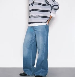 Pantalones Vaqueros Negros de Mezclilla para Mujer, Cintura Alta, Corte Recto Ajustado, Logotipo Personalizado, Fabricante Mayorista OEM ODM, Jeans Casuales de Corte Bootcut - Product Image 3