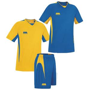 Set Uniforme Arbitro Calcio 100% Poliestere per Sublimazione, Taglio Automatico, Asciugatura Rapida, Elasticizzato, Abbigliamento da Allenamento Personalizzato - Product Image 1