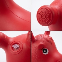 Cheval sauteur en PVC pour enfants, jouet rebondissant souple, sûr et anti-éclatement, équipement de jeu intérieur/extérieur, vente en gros