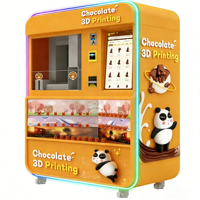 Machine à imprimer du chocolat 3D insonorisée et économique, distributeur automatique de chocolat 3D à vendre