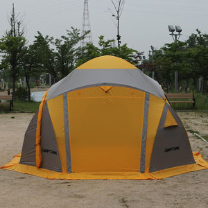 Tente de camping octogonale, tente extérieure imperméable pour 4-5 personnes, origine Vietnam, double couche, imperméable, installation facile, tente de glamping. - Product Image 2