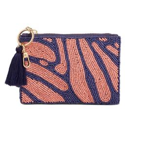 Floral Beaded Embroidery Customizable Colors & Patterns <b>Coin</b> <b>Pouch</b> for Bulk Gifting Chic Handmade Travel Use - Product Image 4
