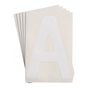 Warning <b>Tape</b> Brady ToughStripe <b>White</b> 8-Inch Numbers and Letters for Floor and Equipment Marking - Product Image 3