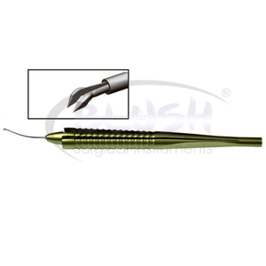Pinzas de Capsulorrexis Shuhov MICS, Calibre 23, Titanio, Instrumento Oftálmico Microquirúrgico para Cataratas, Certificado CE por Blush Surgical - Product Image 2