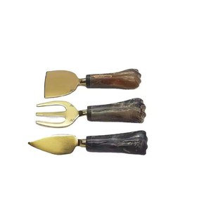 Ensemble de couverts de luxe en acier inoxydable avec manche en os, style vintage, réutilisable, pour la cuisine et les fêtes - Product Image 6