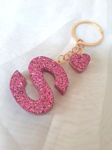 Llavero de Resina Hecho a Mano con Letra Personalizada, Anillo para Llaves con Letra Personalizada para Hombres, Mujeres, Niños, Bolsos, Mochilas y Accesorios de Regalo - Product Image 6