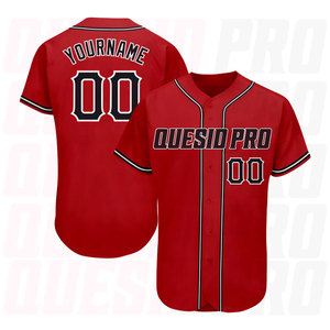 New Style Baseball Jersey <b>Customize</b> Logo Design Men Mesh Sublimation Baseball Shirt Embroidery Blank Team <b>Uniform</b> <b>Softball</b> Wear - Product Image 1