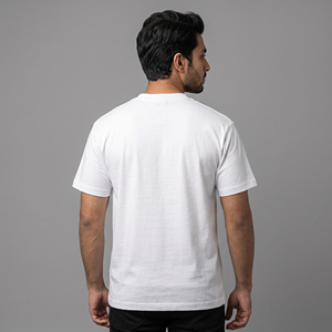 Fashion Unisex Wholesale Plus Size Breathable Jersey Cotton Bamboo Fiber 220gsm Quick Dry Blank O-Neck Short Sleeve T-Shirts - Product Image 2
