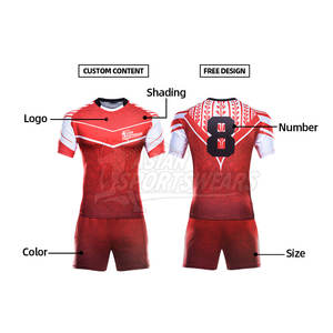 Tenue de rugby d'équipe de qualité fiable pour la distribution en gros – Vêtements de sport imprimés par sublimation - Product Image 2