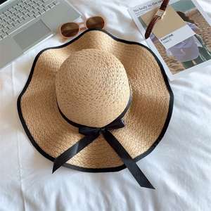 Chapeau de paille Panama souple unisexe respirant pour homme et femme, idéal printemps-été, protection solaire, tressé, pour la plage - Product Image 1